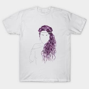 Hair, no face T-Shirt